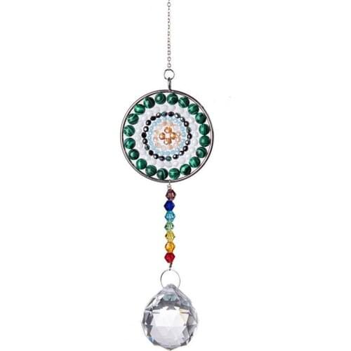 60% Hot Sale Wall Pendant Anti-fade Reflective 3 Colors Mandala Window Hanging Pendant Mandala Wall Ornament for Home