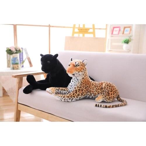 New Big size Soft Stuffed Animals Leopards Plush Toys Pillow Cartoon Animal Pattern Kawaii Doll Cotton Girl Toys For Children
