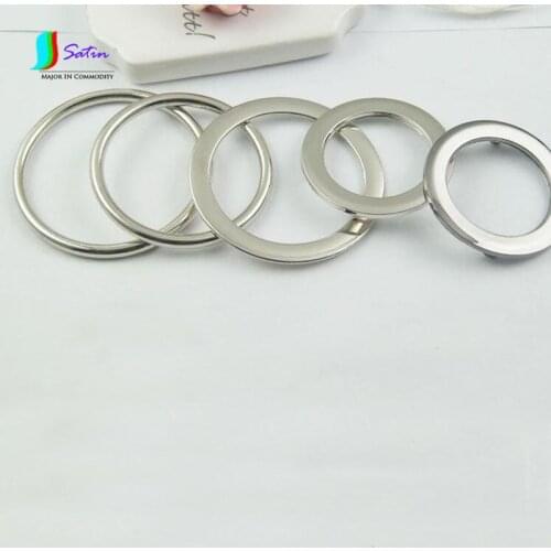 Gun Color/silvery Seamless Metal Round Ring Button,DIY Bag Ring,Seamless Metal Connection Round Ring,Outdoor Accessory S0518H
