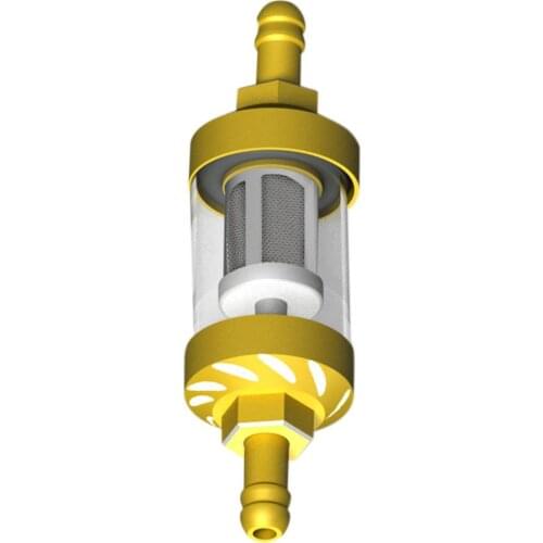 Aluminum Alloy Glass Motorcycle Gas Fuel Gasoline Oil Filter Moto Accessories for ATV Dirt Pit Bike Motocross 2021 New