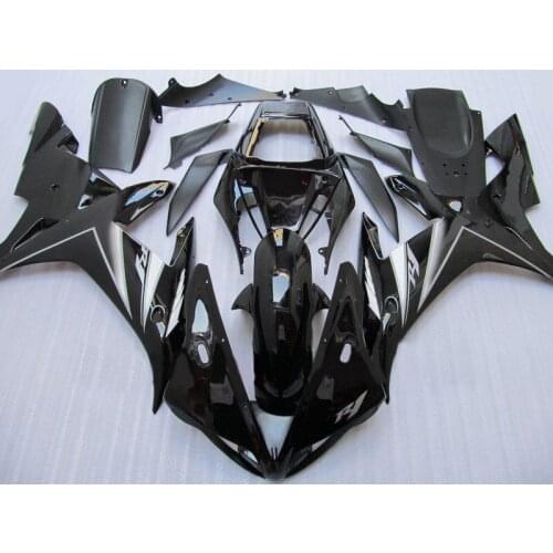 Hi-Quality Motorcycle Fairing kit for YAMAHA YZFR1 02 03 YZF R1 YZF1000 2002 2003 ABS Top gloss black Fairings set+Gifts YF28