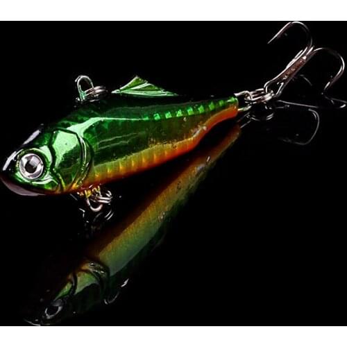 WALK FISH 1PCS 6cm 14g 6colors VIB Winter Sea Hard Fishing Lures Bait Fish Hard Bait Bass Vibration Crankbait Fish Bass Bait