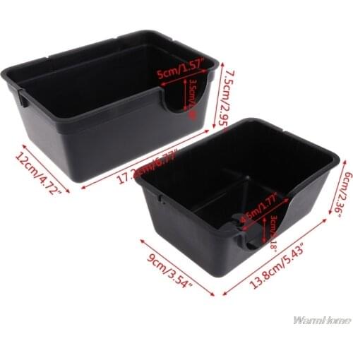 Reptile Box Hiding Case Hole Water Feeder Spider Turtle Snake Supplies Centipede F17 21 Dropshipping
