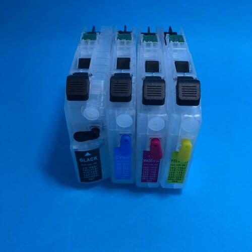 YOTAT Empty Refillable ink cartridge LC563 LC 563 for Brother MFC-J2310 MFC-J2510 MFC-J3520 MFC-J3720 printer