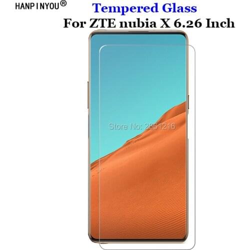 For ZTE nubiaX Tempered Glass 9H 2.5D Premium Screen Protector Film For ZTE Nubia X NX616J 6.26"