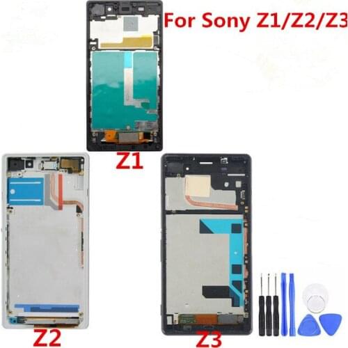 AAA Quality 100% Tested LCD Display Touch Screen Digitizer Assembly With Frame Replacement Part For Sony Xperia Z1/Z2/Z3
