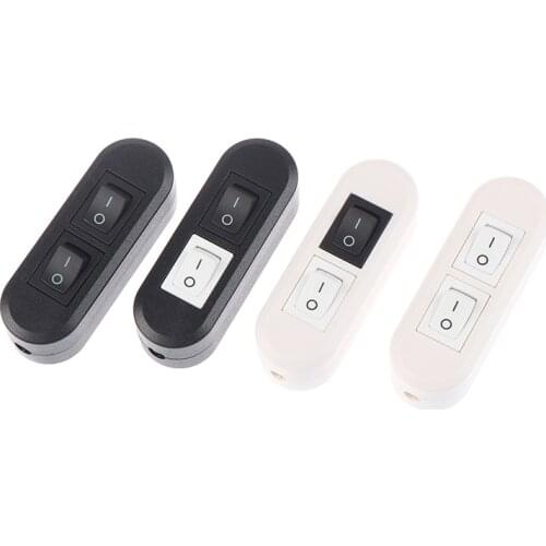 1pc Double Control Table Lamp Floor Lamp Mother Lamp Online Switch Two-button Dual Control Switch