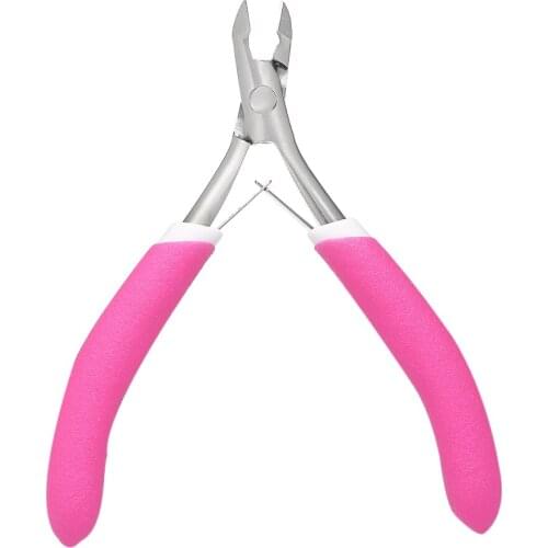 1Pc Stainless Steel Nail Clipper Scissor Nail Cuticle Dead Skin Remover Manicure Finger Toe Nail Nipper Nail Art Tool 2 Colors