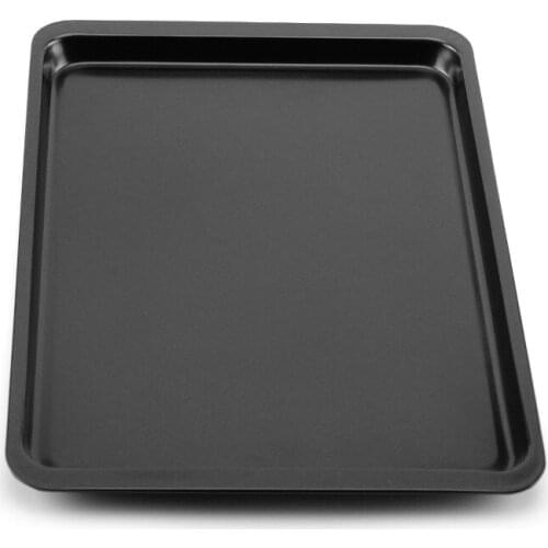 2Pcs Rectangular Non-Stick Bread Cake Baking Tray Baking Tray Oven Rectangular Black Baking Tray Diy Baking for Kitchen