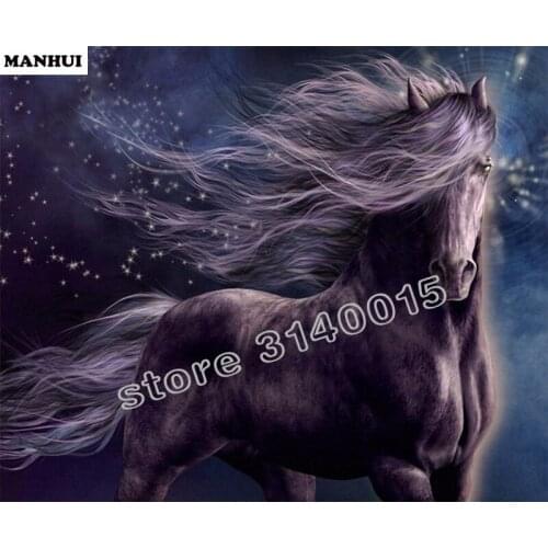 5D DIY Diamond Painting Animal Flying the horse Crystal Diamond Painting Cross Stitch Needlework Home Decorative BFC125