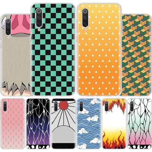 Demon Slayer Style Cover Phone Case For Xiaomi Redmi Note 10 9 9S 8T 8 7 6 5 9A 6A 7A 8A 9C K20 S2 Pro Luxury Soft Coque