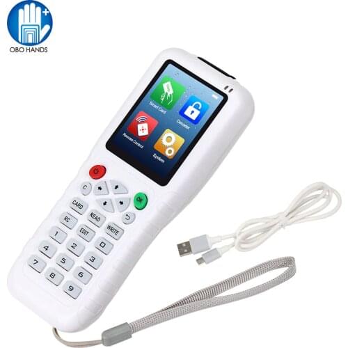 RFID Duplicator 13.56 IC/ID Card Reader Writer Cloner 125KHz Programmer Copier Multi Frequency T5577 UID Rewritable Key fob USB