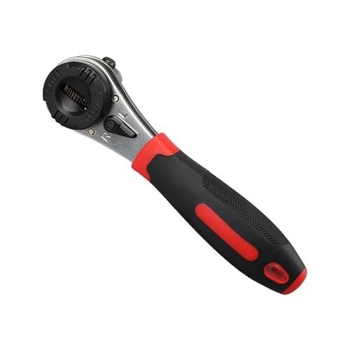 6-22mm Torque Spanner Adjustable Ratchet Wrench with Non-Slip Handle, Plumbing Pipe Ratchet Wrench Repairing Tool for Factories