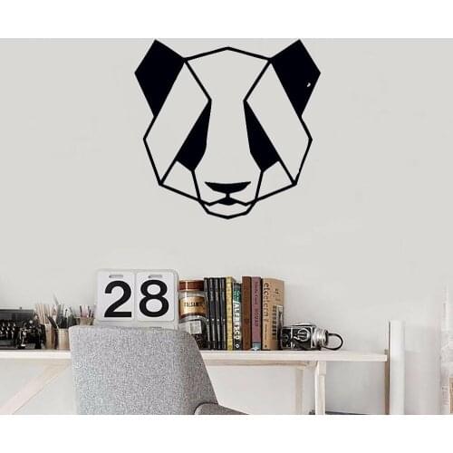 Geometry Wall Decal Panda Animal Origami Door Window Vinyl Sticker Bedroom Living Room Nursery Office Interior Decor Mural E178
