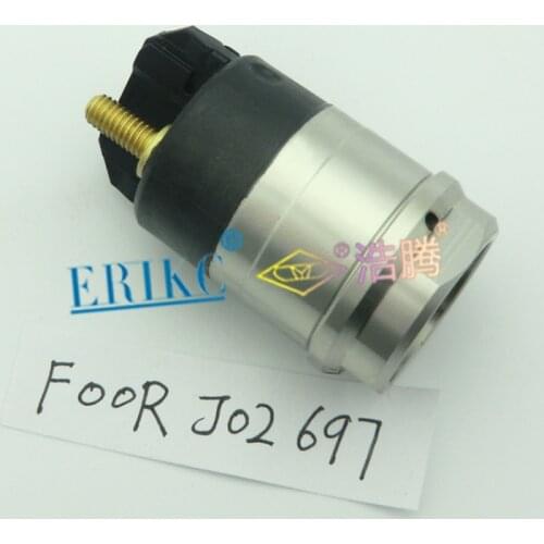 ERIKC F00RJ02697 Common Rail Parts Injector Solenoid Connection Group F 00R J02 697 Injection Solenoid Valve Set for Cummins