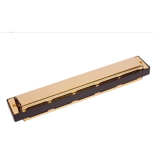 Swan high-grade gold 24-hole sets of complex tone harmonica 12 tune set harmonica ABCDEFG tune # ACDFG tune