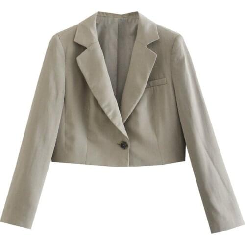 Meileiya Women's Blazers With Short Sleeves