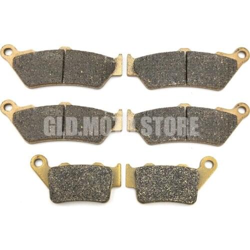 Motorcycle Brass Alloys Front / Rear Brake Pads For BMW G650X G650GS F650CS F650ST F700GS F800GS F800 GS Adventure