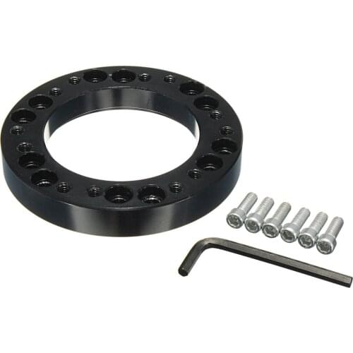New Black Steel Ring Wheel Hub Adapter Spacer Kit For NARDI for PERSONAL