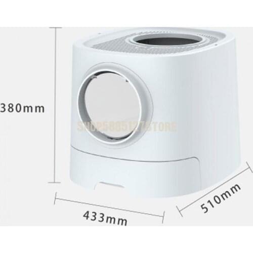 Cat Litter Pan Fully Closed, Splash Proof, Top Drawer Cat Toilet, Large Deodorant Cat Litter Pan, Excrement Pan, Cat Products
