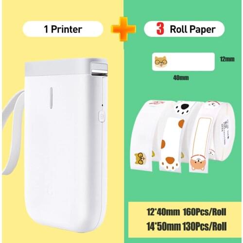Niimbot D11 Portable Label Printer Mini Bluetooth Thermal Sticker Price Tag Printer For Mobile Phone Android iOS Phone Free App