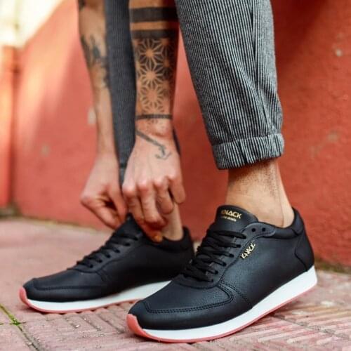 Knack Daily Shoes 002 Black Male Shoes Seasonal Shoes Casual Tooling Shoes Style Shoes Sports Shoes Sneaker