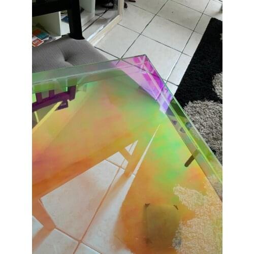 Customize Electroplate Colorful Plexiglass Rainbow Acrylic (PMMA) Iridescent Sheet,Oргстекло Board For DIY/Advertising/Decorate