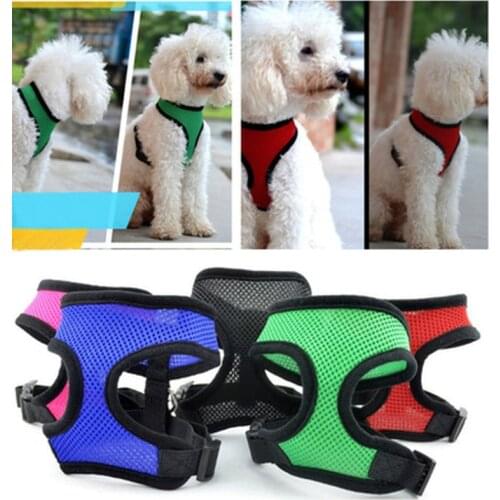 Dog Harness Vest Adjustable Soft Breathable Mesh Pet Harness for Dogs Cats Chest Strap Pet Supplies