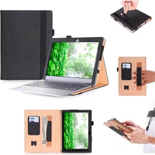 Ultra Thin Miix 320 10.1" Flip Stand Cover For Lenovo Ideapad Miix 320 10.1 inch tablet funda Smart cover with Hand Strap+pen