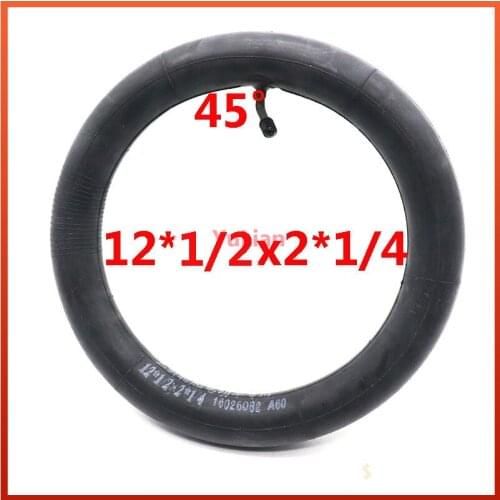 High quality12 1/2x2 1/4 Inner Camera 12.5 Inch Inner Tire 12 1/2*2 1/4 Inner Tube with Bend Valve for Electric Vehicle Parts