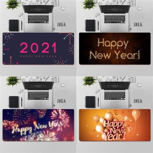 YNDFCNB High Quality happy new year 2021 Beautiful Anime Mouse Mat Free Shipping Large Mouse Pad Keyboards Mat