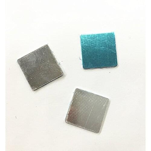 100pcs aluminum sheet/Aluminum plate/CPU heatsink/20*20*1MM Ultra-thin cover heat dissipation