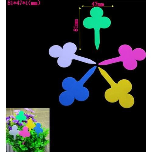 15 Cheap Plastic Plum-shaped Decorative Labels And Stickers Of Flowers And Ornamental Plants Logo Tag Card Free Shipping