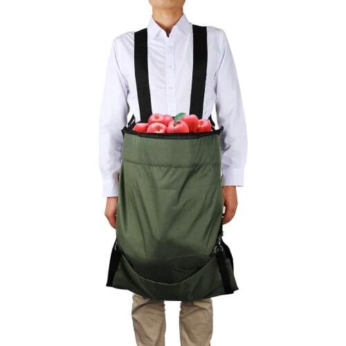 19× 34 inch Fruit Picking Bag Garden Picking Bag Garden Apron Gardening Tools