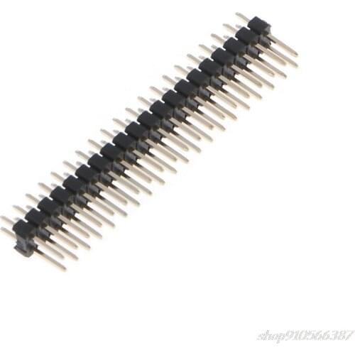 2.54mm 2x20 Pin Break-away Dual Male Header Pin for Raspberry Pi Zero GPIO O30 20 Dropshipping