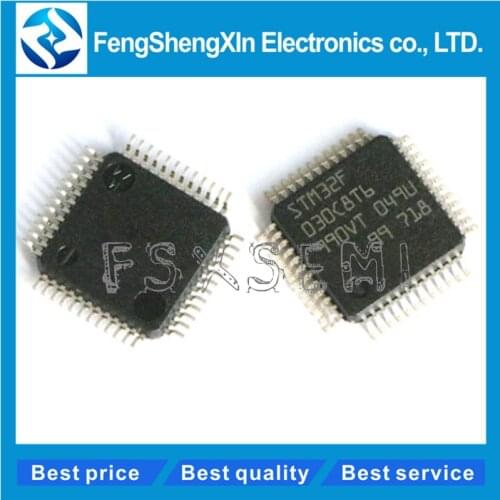 20pcs/lot STM32F030C8T6 LQFP-48 32-bit MCU