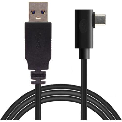 Chenyang Fit for Oculus Link VR USB 3.1 Type-C Left Right Angled Type to Standard USB3.0 Data Cable