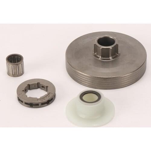 Clutch Drum .325 7 Teeth 19mm Sprocket Rim Fit For Chinese 4500 5200 5800 45cc 52cc 58cc Chainsaw Parts Needle Bearing Worm Gear