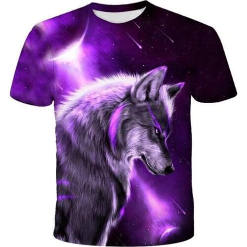 Lovers Wolf T shirts 3D Printed Men And Women T-shirts Drop Ship Top Tee Short Sleeve Camiseta Round Neck Fashion Casual Tees
