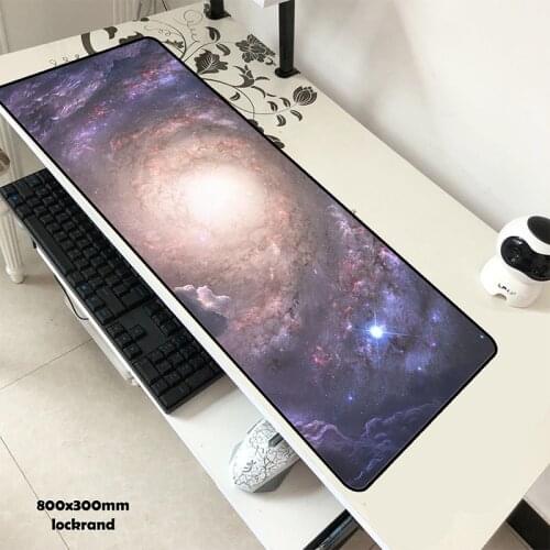 Galaxy mouse pad gel 80x30cm pad to mouse Beautiful computer mousepad gaming mousepad gamer to laptop present mouse mats