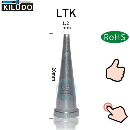 Kiludo 5pcs LTK 1.2MM LF 0.8MM Tip for Weller WSP80 Iron Tip WSD81 FE75 MPR80
