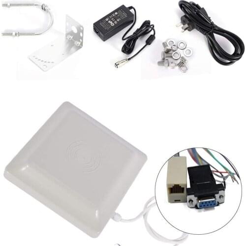 LJYZN Long Range Fixed Antenna Outdoor UHF RFID Integrated Reader for Car Parking