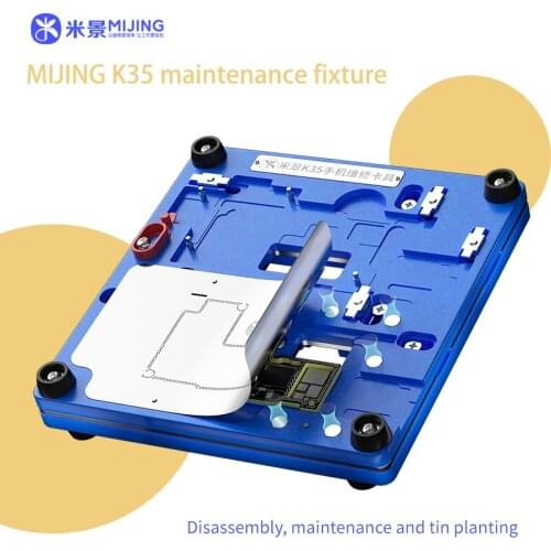 Mijing K35 4 In 1 Motherboard Repair Fixture for iPhone 12 Pro Max Promax Mini Mobile Phone PCB Board IC Chip BGA Repair Holder