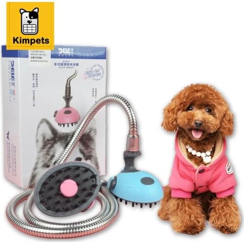 DELE Multifunctional Dog Bath Spray Pet Cat Bath Shower Pet Animal Water Sprayer Cleaning Bathing Pet Massage Device