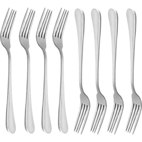 Dinner Forks, Heavy-duty Stainless Steel Dinner Forks Set of 8