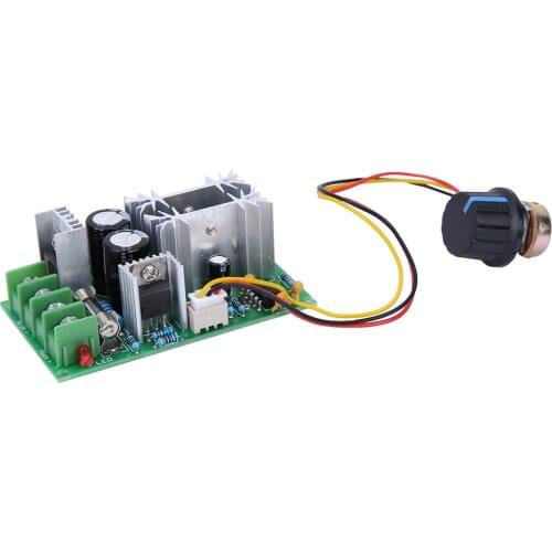 DC 9-60V 20A DC Electric Motor Speed Controller Board PWM Motor Speed Regulator Motor Governor Controller Electrical