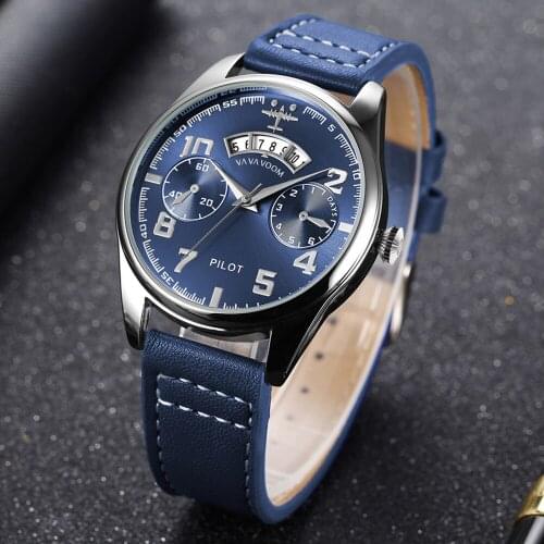 Relogio Masculino Watches Men Mens Army Military Sports Brown Leather Luxury Top Brand Calendar Quartz Wristwatch for Man Clock