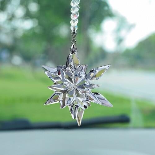 Modern Crystal Ornaments Pendant Sun Catcher Car For chandelier part FengShui Hanging Crystal Crafts Gifts,Car & Home decora