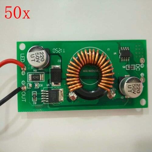 FREE DHL 50pcs/lot DC12V/24V 30W LED power driver,output 26V~36V 900MA for 30W LED chip