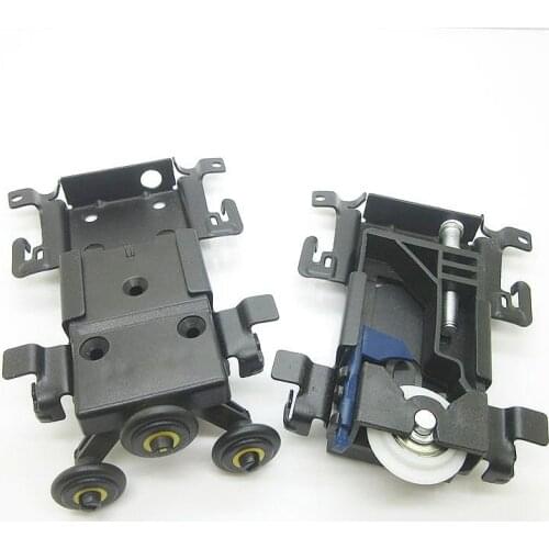 High Quality Sliding Wardrobe Door Pulley Top And Bottom Wheels Runner Cabinet Guides Kit Side-mounted Hanging Sliding Pulley